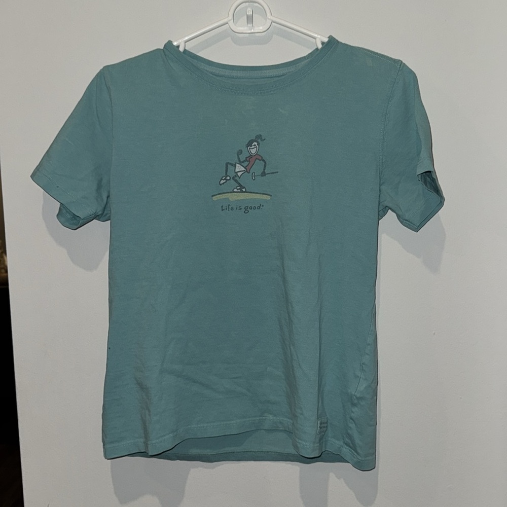 Life is Good Teal T-Shirt
